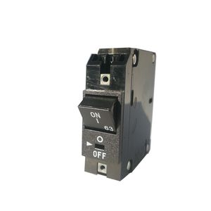 disjoncteur hydraulique-magnétique / unipolaire / à réarmement manuel / type interrupteur à bascule