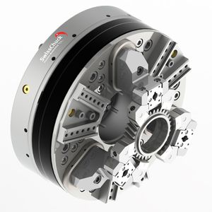 mandrin automatique / 3 mors / tiré / en acier