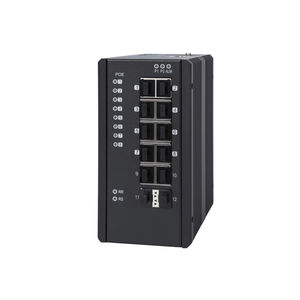 commutateur Ethernet administrable / 12 ports / sur rail DIN / redondant