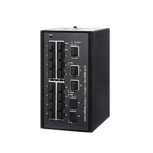 commutateur Ethernet administrable / 20 ports / sur rail DIN / de type armoire