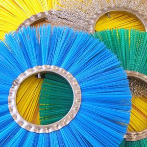 brosse circulaire / de nettoyage / en polypropylène / pour balayeuse