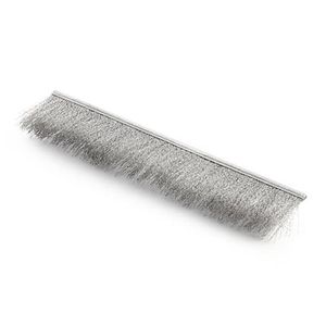 brosse listeau / d'étanchéité / en acier / pour le bois