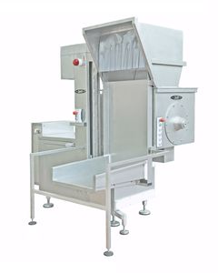 guillotine à viande congelée en acier inoxydable