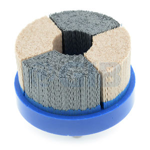 brosse disque / de finition / d'ébavurage / de polissage