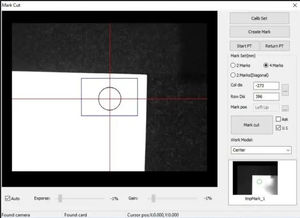 système de scanning pour la découpe