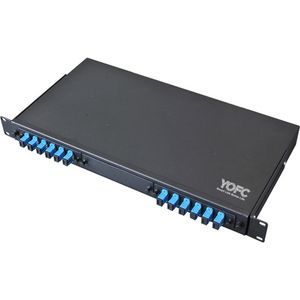 boîte de raccordement pour fibre optique / rack 19