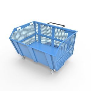 conteneur à déchets en acier