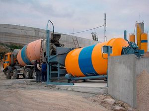 installation de recyclage de béton