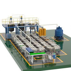 ligne de production pour granulés plastiques