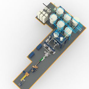 ligne de production pour l'industrie pharmaceutique