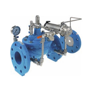 vanne à membrane / à commande hydraulique / de contrôle de débit / pour l'eau