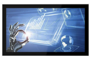 moniteur TFT-LCD / à écran tactile capacitif / 21.5