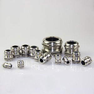 presse-étoupe étanche / en acier inoxydable / résistant aux produits chimiques / hexagonal