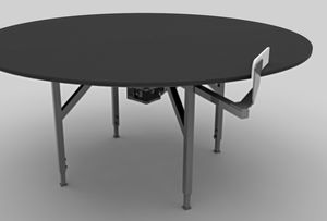 table tournante entraînée par moteur