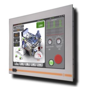 panel PC à écran tactile résistif à 5 fils