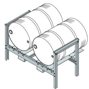 stockage de fût horizontal
