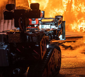 robot anti-incendie