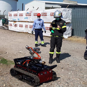 robot anti-incendie