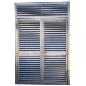 portes pliantes / piétonnes / en acier inoxydable / en acier