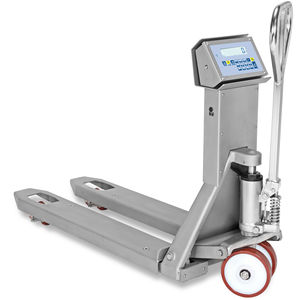 transpalette manuel / peseur / en inox / pour applications lourdes