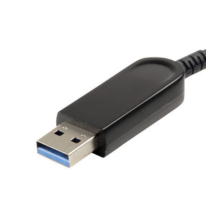 câble optique de données / USB / faible fumée / robuste