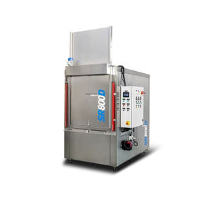 machine de nettoyage à détergent à base d'eau / par aspersion / automatique / pour l'usinage des métaux
