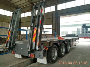 semi-remorque à plateau