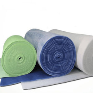 matériau filtrant en polyester