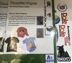 papier transfert laser