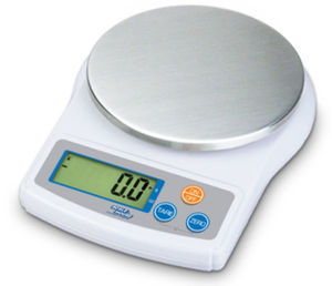 balance benchtop / avec afficheur LCD / en acier inoxydable / étanche
