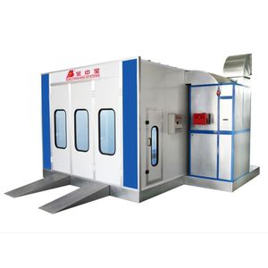 cabine de peinture fermée
