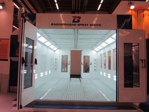 cabine de peinture à circuit fermé