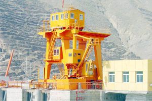 portique pour centrale hydroélectrique 1
