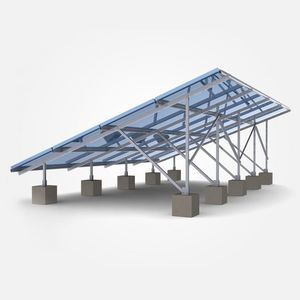 support avec panneau photovoltaïque