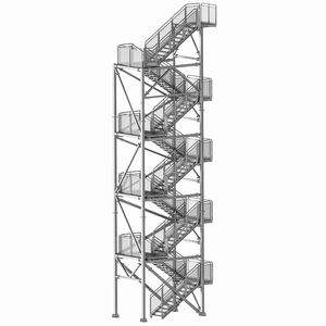 escalier droit