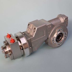 moteur pneumatique avec réducteur à vis sans fin