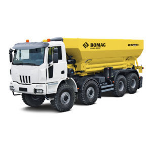 épandeuse de liant montée sur camion