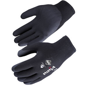 Gants de travail - protection mécanique Gants de protection précision  GemoMech, couleur: noir-gris