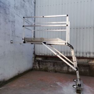 échafaudage d'accès à la cage d'ascenseur