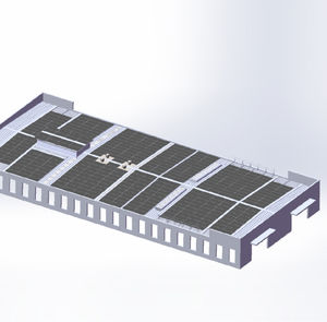 système de montage solaire pour toit-terrasse