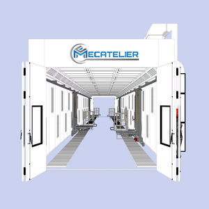 cabine de peinture fermée