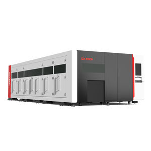 machine de découpe avec table d'échange