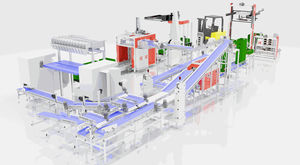 ligne de conditionnement pour l'industrie alimentaire et de la boisson 1