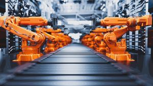 cellule robotisée de palettisation