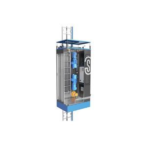 plateforme sur mât à crémaillère 1