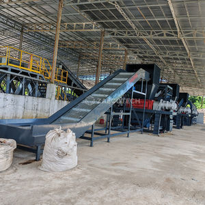 station de traitement des déchets mélangée