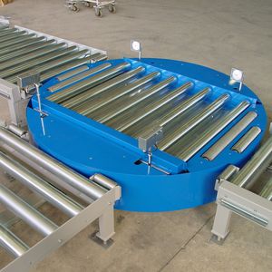 table tournante entraînée par moteur / mécanique / pivotante