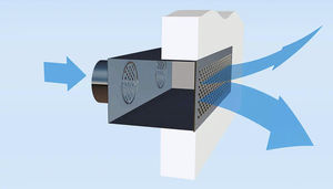 diffuseur d'air fixe