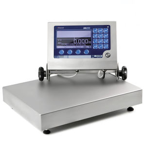 balance à plate-forme / avec afficheur LCD / en acier inoxydable / robuste
