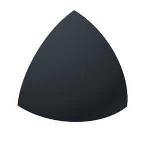 embout recouvrant non fileté / rond / en polyamide / pour extrémité de profilé